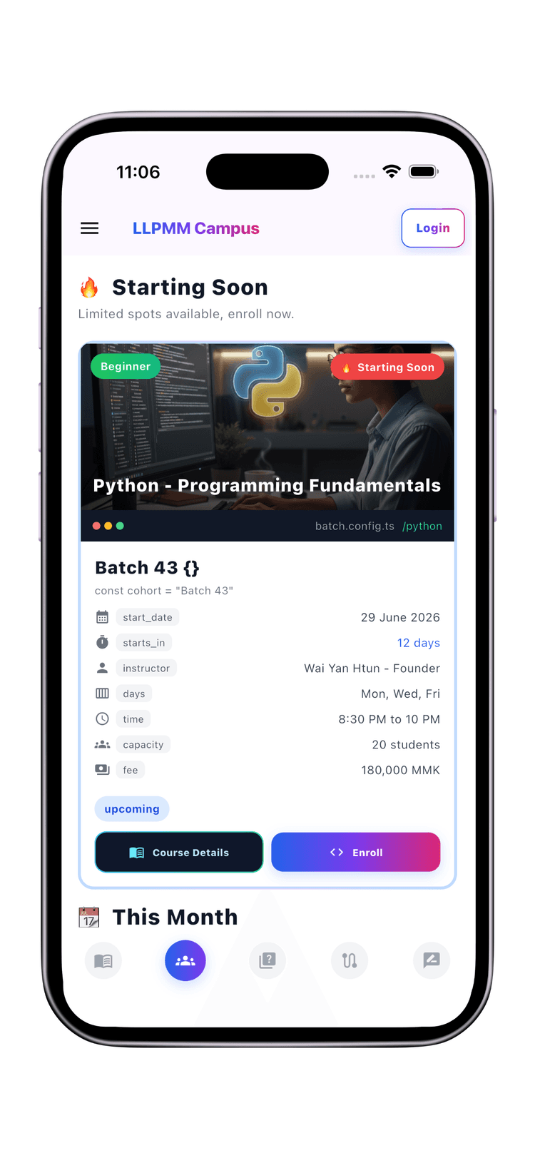 LLPMM Campus app screenshot 3